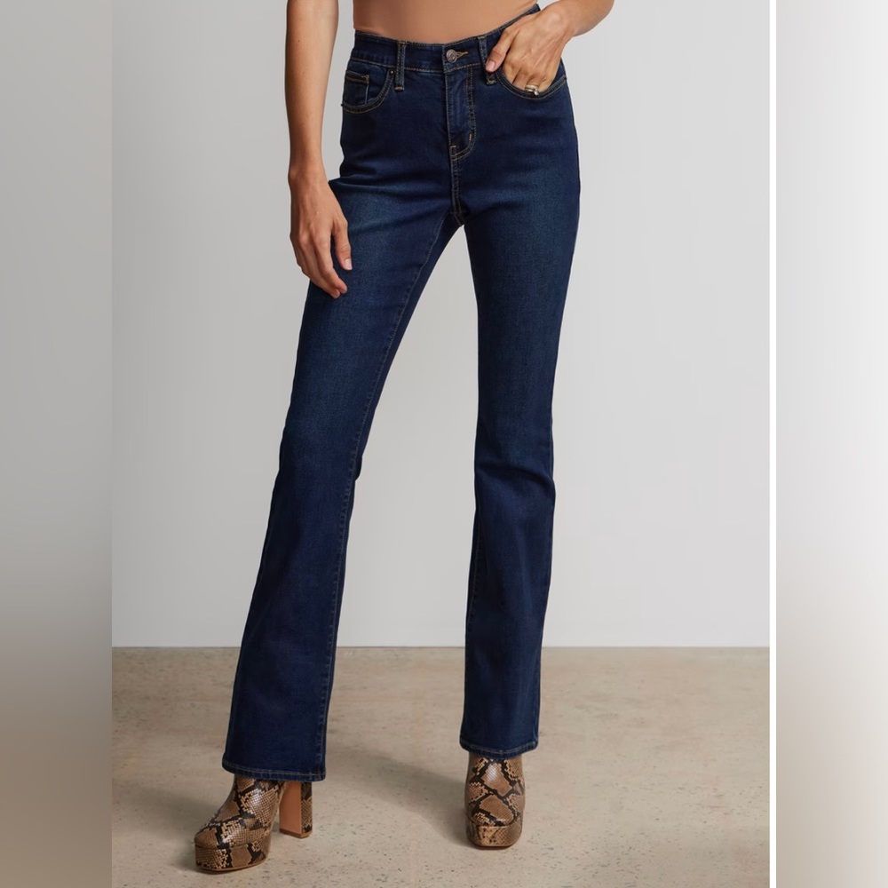 NWT New York & Co Tall Curvy High Rise Bootcut Jeans